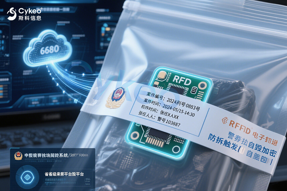 涉案財物RFID電子封條如何防篡改？某地公安扣押資...