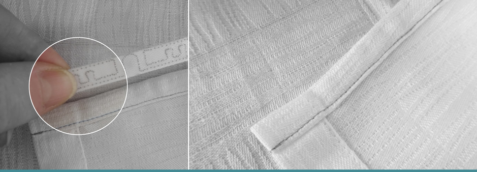 RFID洗衣標簽——安裝與使用 3 laundry sewn in