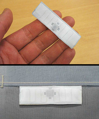 RFID洗衣標簽——安裝與使用 1 sewn